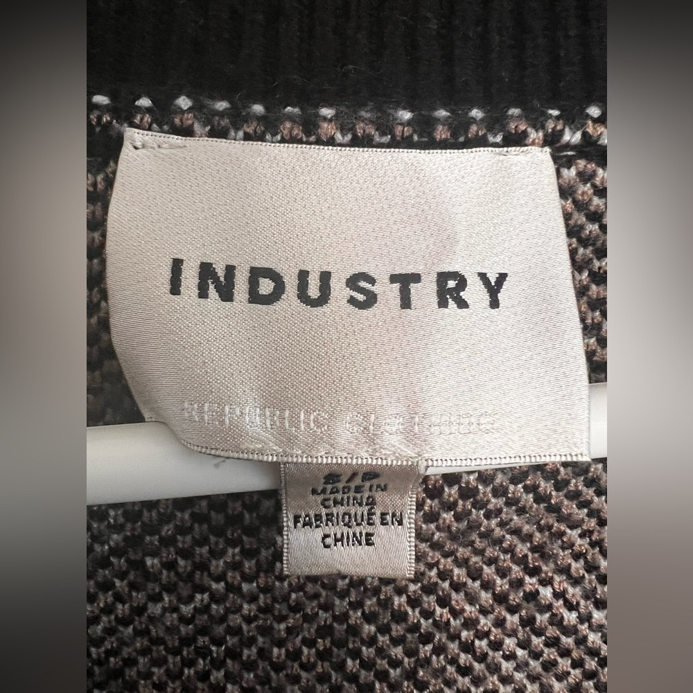 Industry Republic Floral Jacquard Cardigan Pullover Sweater Size Small - Picture 3 of 5